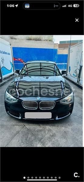 Negro Usado 2012 BMW 118 Utilitario | 9500 € (Precio justo) - Imagen 1/4
