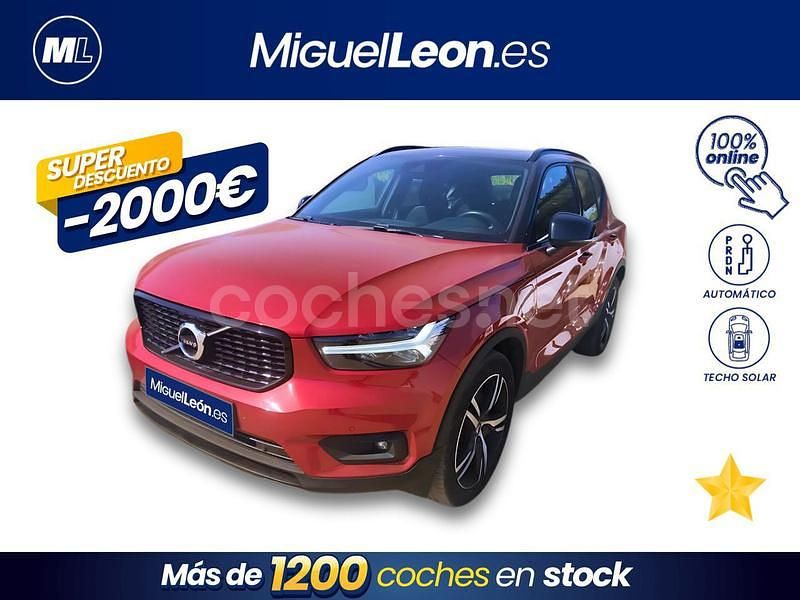 Rojo Usado 2021 Volvo XC40 R-Design SUV | 26.985 € (Buen precio) - Imagen 1/3