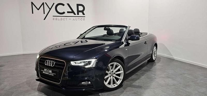 Negro Usado 2015 Audi A5 Cabriolet S-Line Descapotable | 24.990 € (Caro) - Imagen 1/4