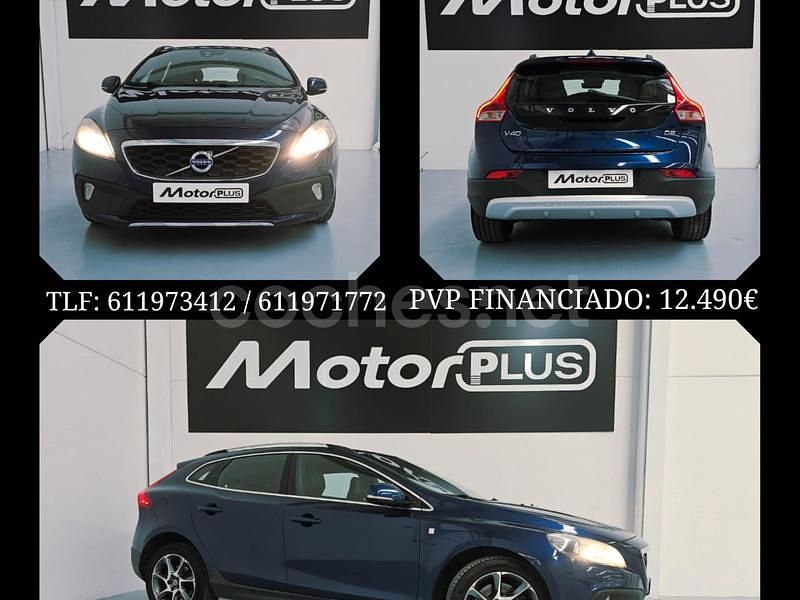Azul Usado 2015 Volvo V40 CC Summum Familiar | 12.490 € (Precio justo) - Imagen 1/4