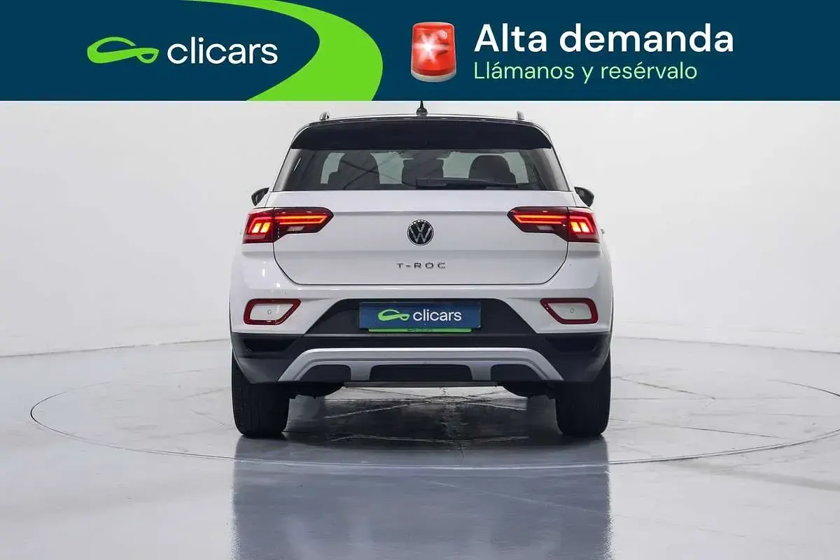 Usado VW T-Roc 110 CV (80 kW) 2023 Blanco SUV