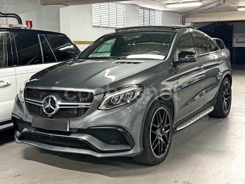 Usado Mercedes GLE63 AMG AMG 557 CV (409 kW) 2017 Gris / plata Coupe
