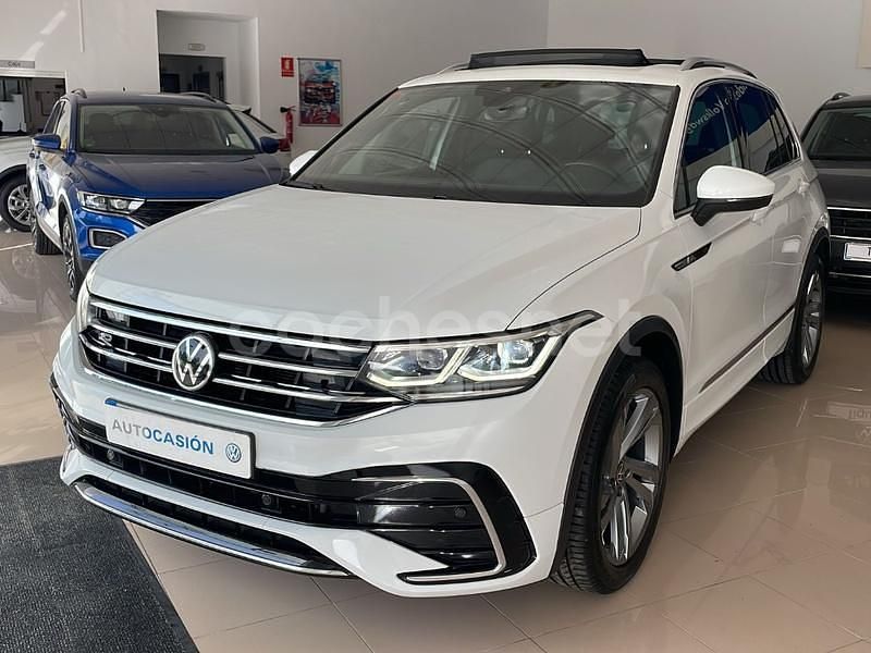 Blanco Usado 2021 VW Tiguan R-line SUV | 29.600 € (Un poco caro) - Imagen 1/4