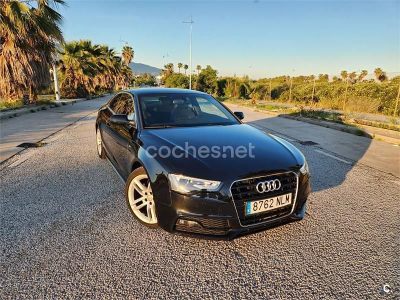 Usado Audi A5 S-Line 177 CV (130 kW) 2015 Negro Coupe