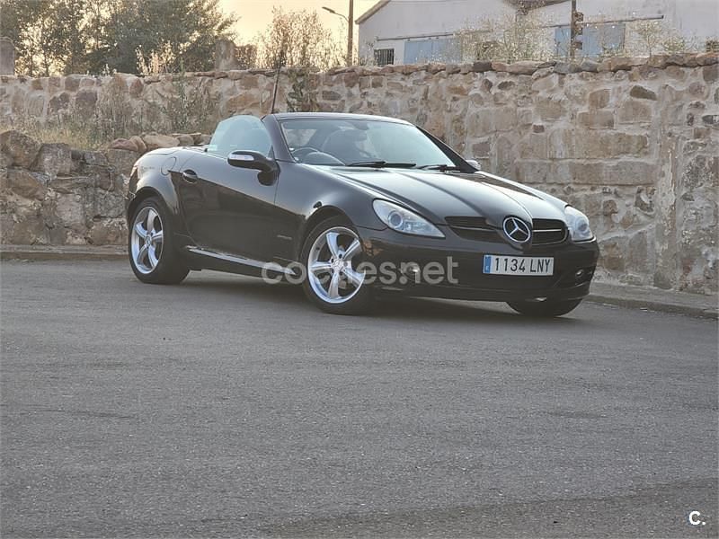 Negro Usado 2007 Mercedes SLK200 Descapotable | 6999 € (Super precio) - Imagen 1/4