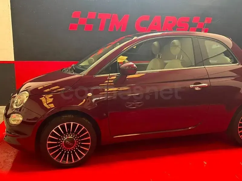Usado Fiat 500 Mirror 69 CV (50 kW) 2018 Granate Berlina