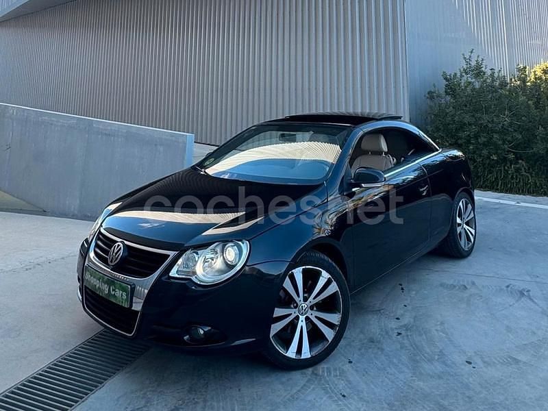 Negro Usado 2008 VW Eos Descapotable | 9250 € (Un poco caro) - Imagen 1/4