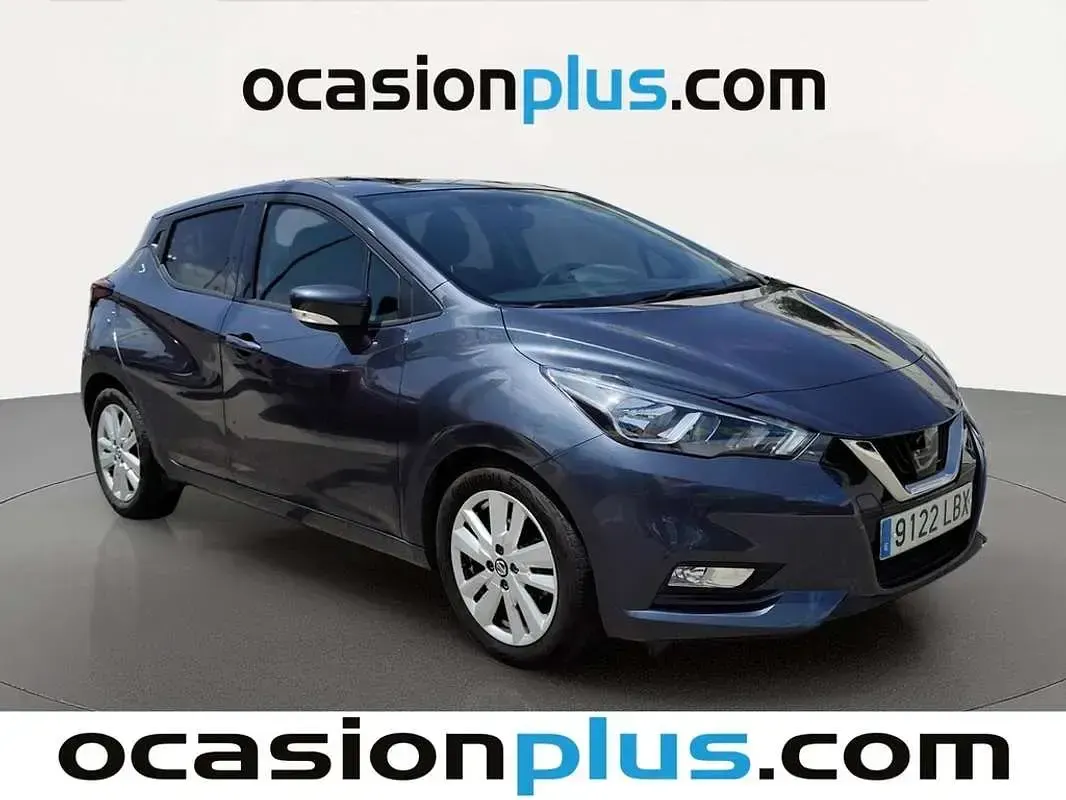 Usado Nissan Micra Acenta 101 CV (74 kW) 2019 Gris Utilitario