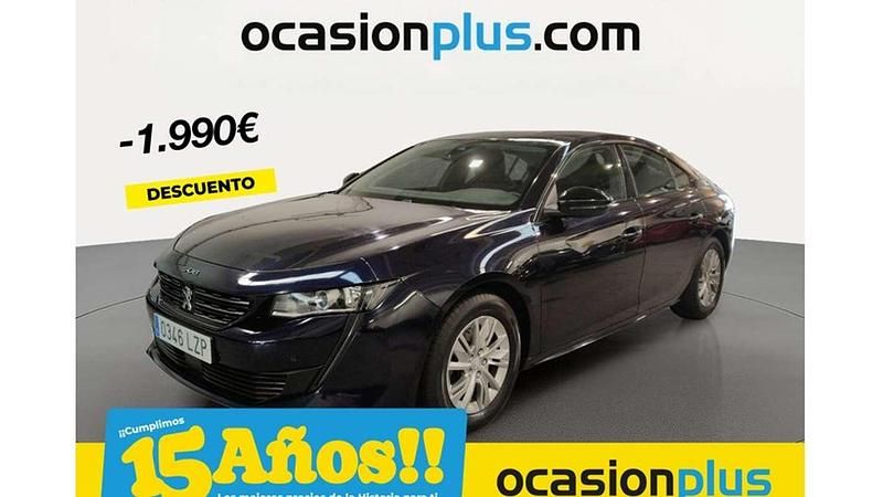 Azul Usado 2022 Peugeot 508 Active Berlina | 19.900 € (Precio justo) - Imagen 1/4