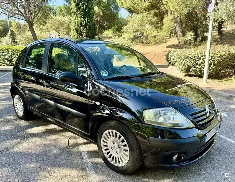 Usado Citroën C3 75 CV (55 kW) 2003 Negro Berlina