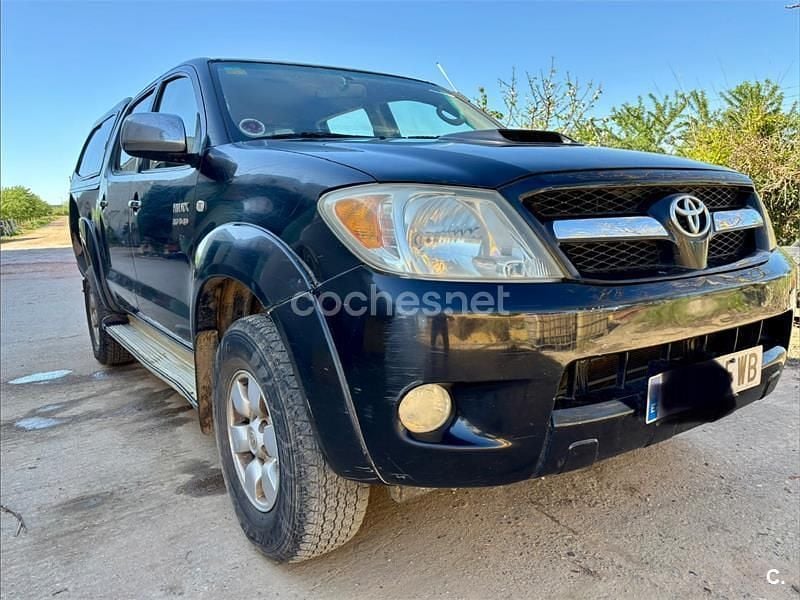 Usado Toyota HiLux 171 CV (125 kW) 2007 Negro Pickup/Camioneta