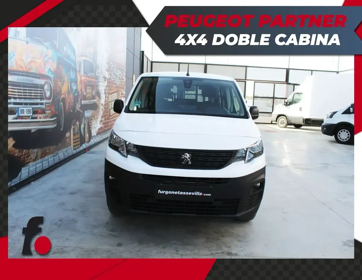Usado Peugeot Partner S 130 CV (95 kW) 2022 Blanco Monovolumen