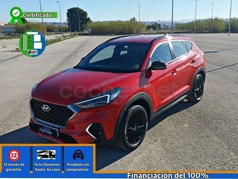 Usado Hyundai Tucson N Line 136 CV (100 kW) 2020 Rojo SUV