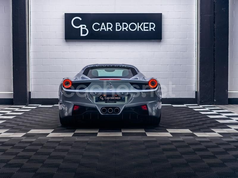 Usado Ferrari 458 570 CV (419 kW) 2013 Gris / plata Coupe