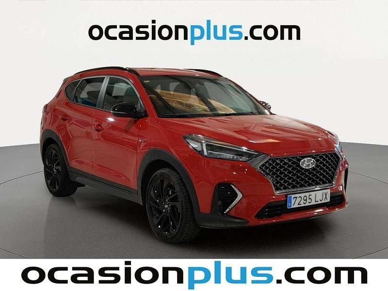 Usado Hyundai Tucson N Line 136 CV (100 kW) 2020 Rojo SUV