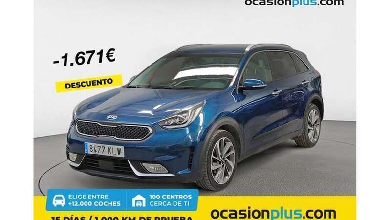 Azul Usado 2018 Kia Niro SUV | 16.719 € (Precio justo) - Imagen 1/4