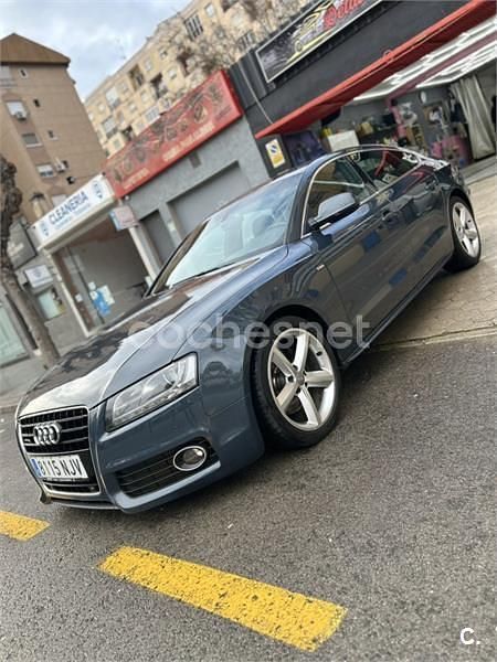 Usado Audi A5 Sportback 240 CV (176 kW) 2009 Gris / plata Utilitario