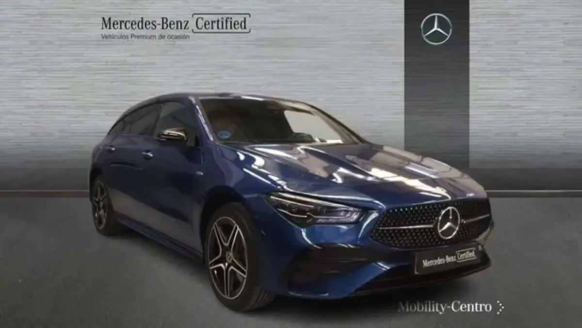 Usado Mercedes CLA250e 218 CV (160 kW) 2025 Azul Coupe