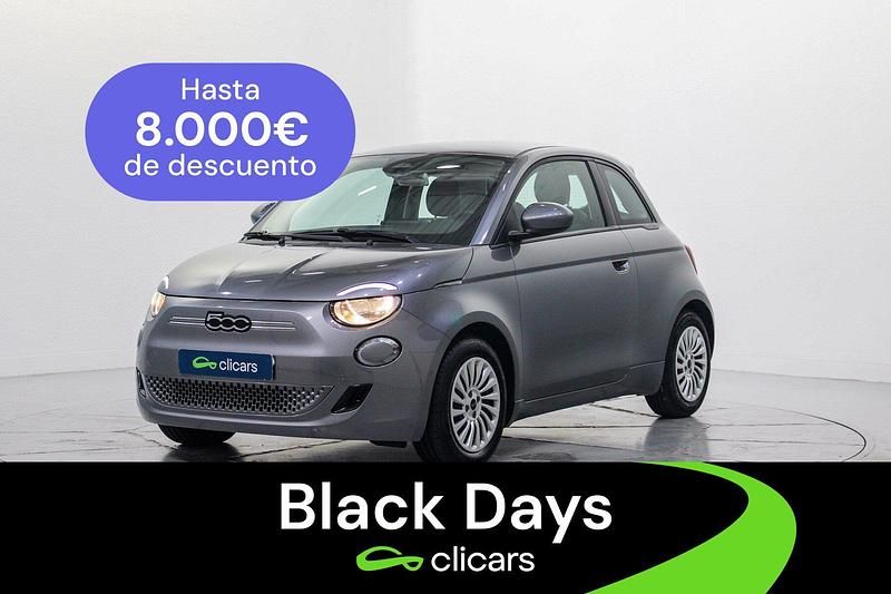 Gris Usado 2023 Fiat 500e Icon Berlina | 16.990 € (Precio justo) - Imagen 1/4