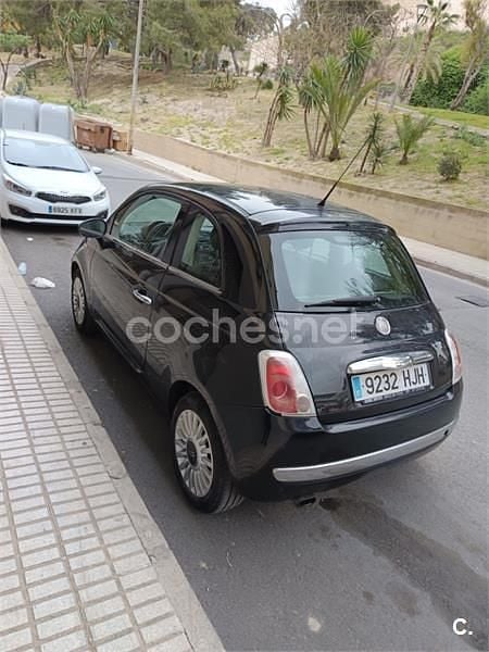 Usado Fiat 500 69 CV (50 kW) 2012 Negro Berlina