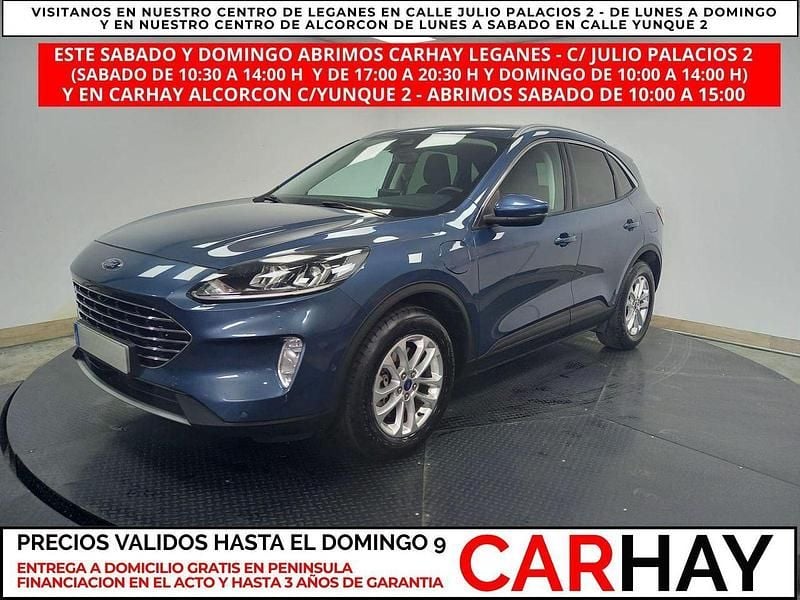 Azul Usado 2021 Ford Kuga Titanium SUV | 18.390 € (Precio justo) - Imagen 1/4