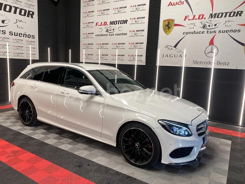 Blanco Usado 2016 Mercedes C220 AMG Familiar | 17.900 € (Super precio) - Imagen 1/4