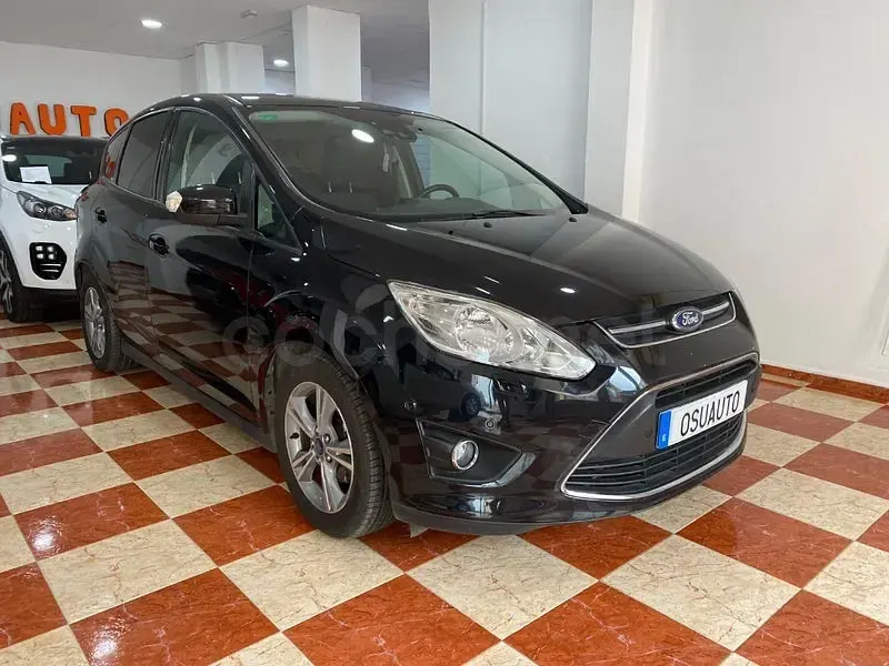 Usado Ford C-MAX Trend 125 CV (91 kW) 2015 Negro Monovolumen