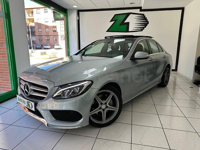 Usado Mercedes C220 Exclusive 170 CV (125 kW) 2014 Gris / plata Berlina