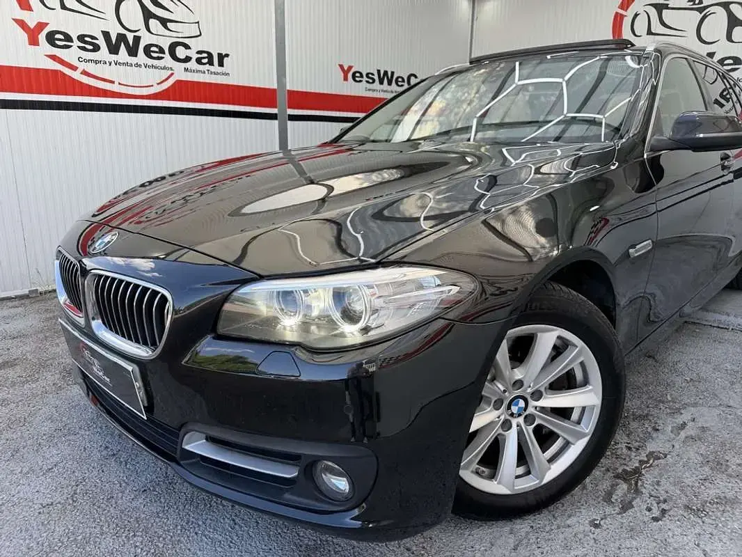 Usado BMW 525 Luxury Line 218 CV (160 kW) 2014 Negro Familiar
