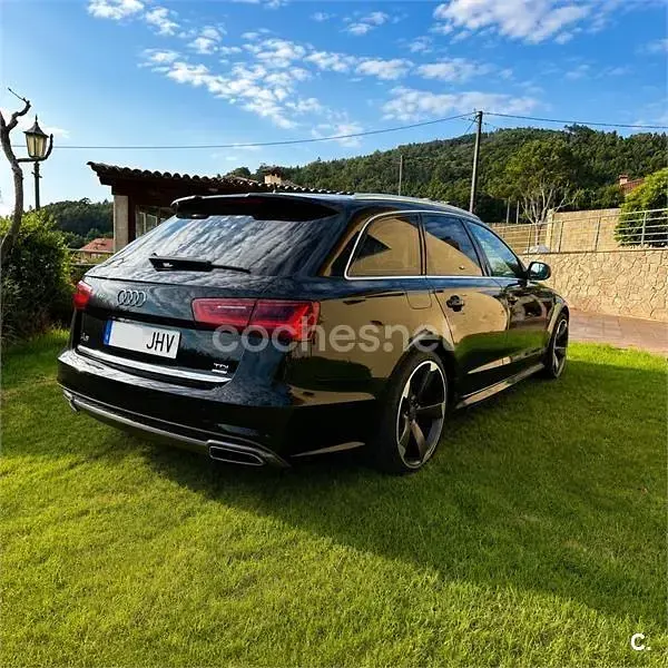 Usado Audi A6 S-Line 190 CV (139 kW) 2015 Negro Familiar