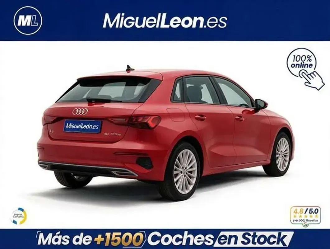 Usado Audi A3 Sportback Advanced 204 CV (150 kW) 2022 Rojo Utilitario