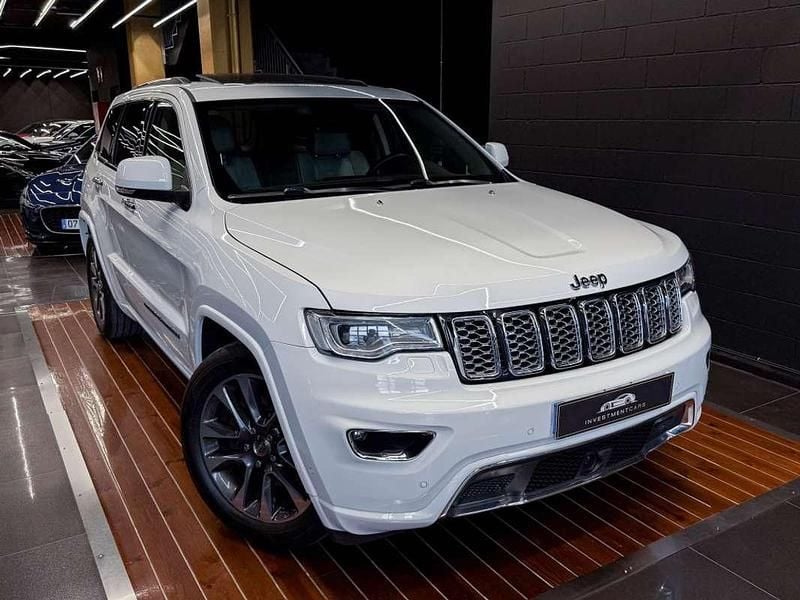Blanco Usado 2018 Jeep Grand Cherokee Overland SUV | 27.900 € (Precio justo) - Imagen 1/4