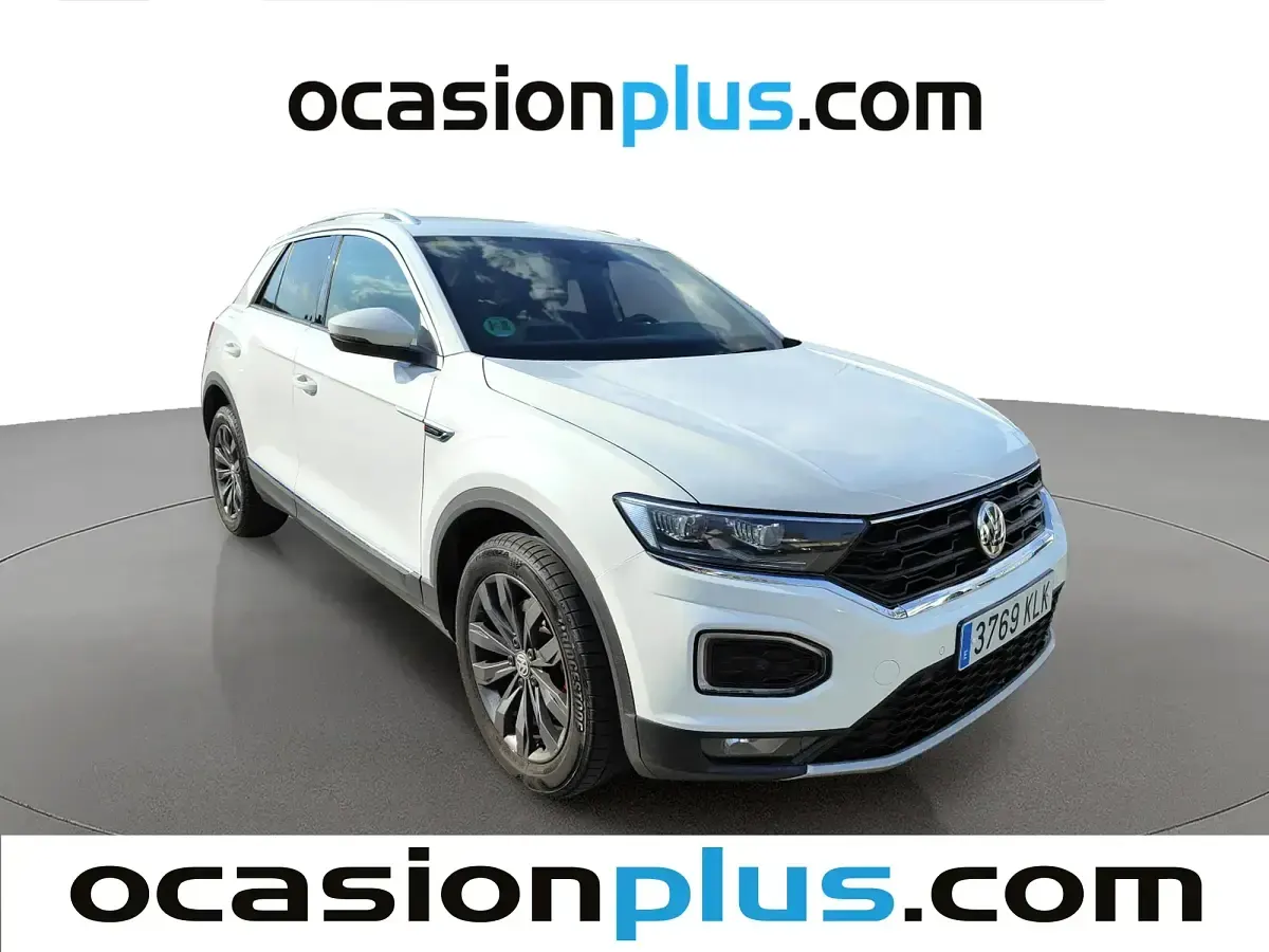 Usado VW T-Roc Sportline 150 CV (110 kW) 2018 Blanco SUV