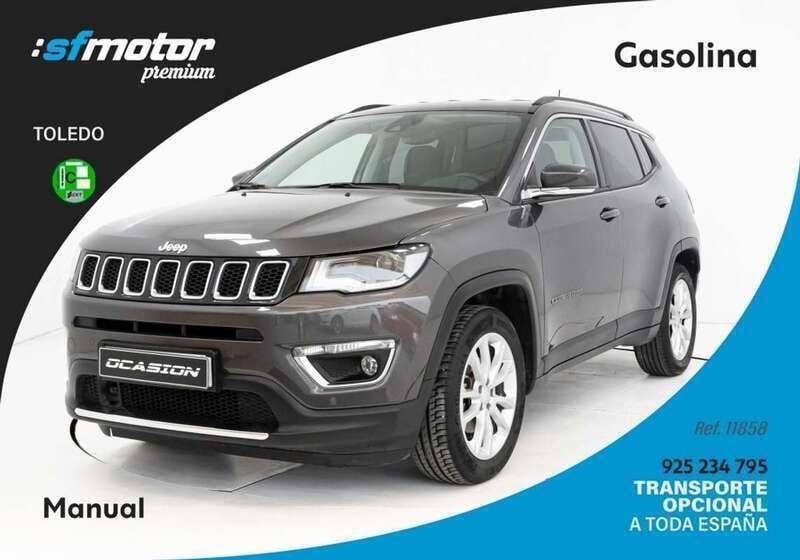 Gris / plata Usado 2021 Jeep Compass Limited SUV | 17.900 € (Precio justo) - Imagen 1/4