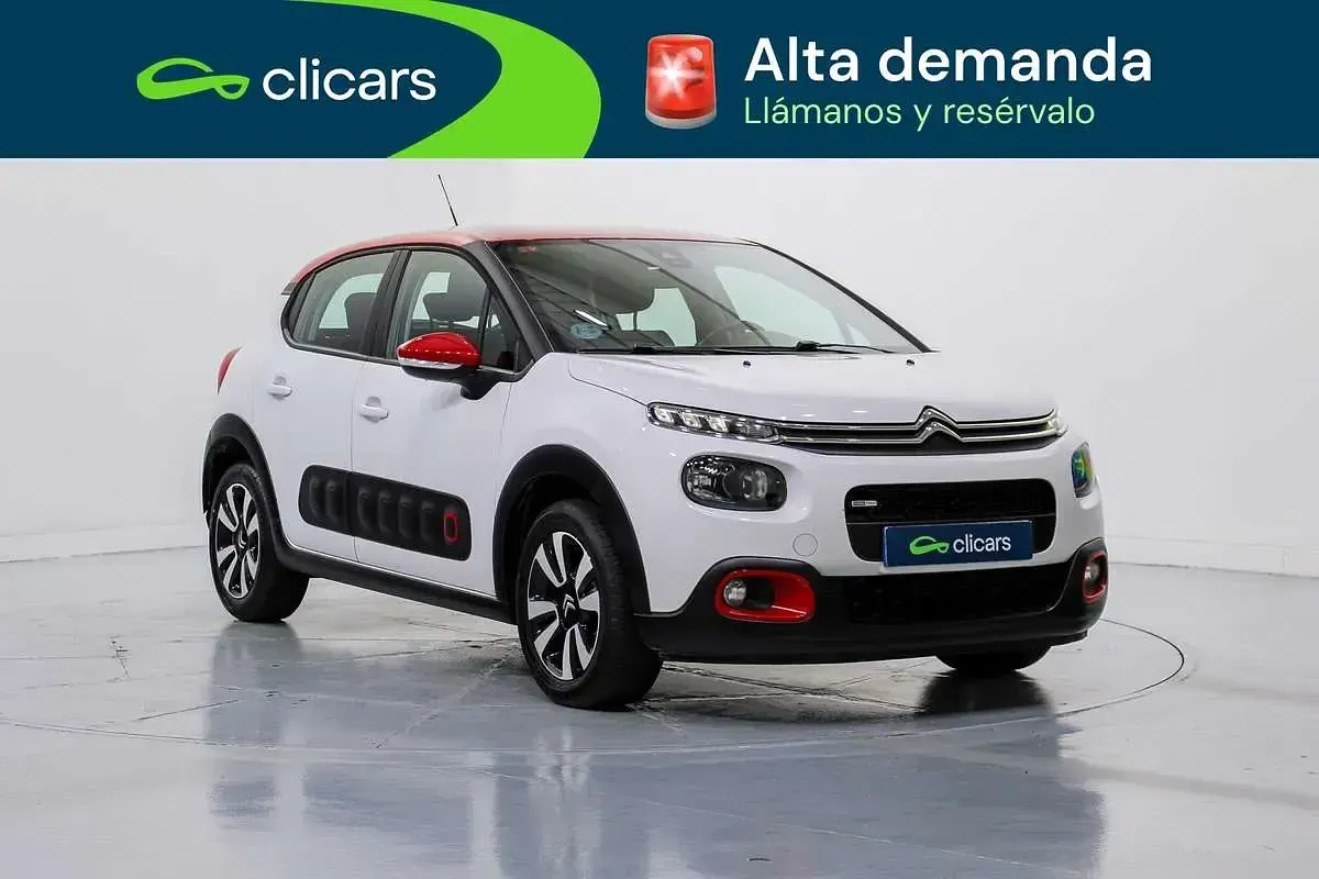Usado Citroën C3 Feel 68 CV (50 kW) 2017 Blanco Utilitario