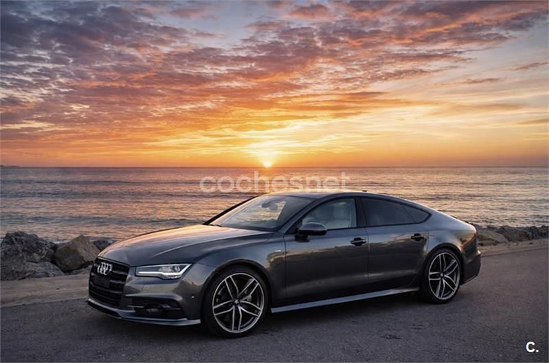 Usado Audi A7 Sportback S-Line 320 CV (235 kW) 2016 Gris / plata Utilitario