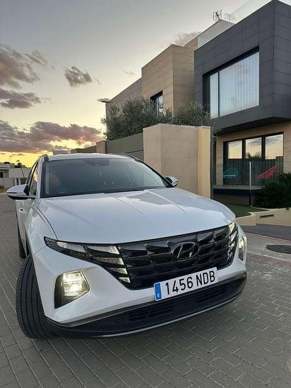 Blanco Usado 2021 Hyundai Tucson SUV | 27.900 € (Precio justo) - Imagen 1/4