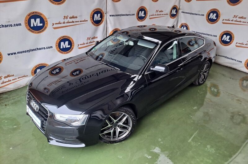 Usado Audi A5 Sportback S-Line 245 CV (180 kW) 2015 Negro Utilitario