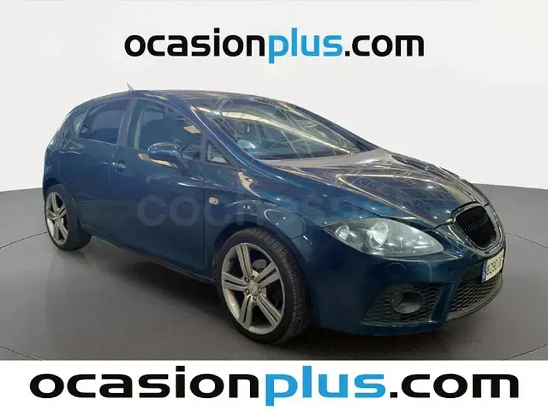 Usado Seat Leon Ecomotive 105 CV (77 kW) 2008 Azul Utilitario