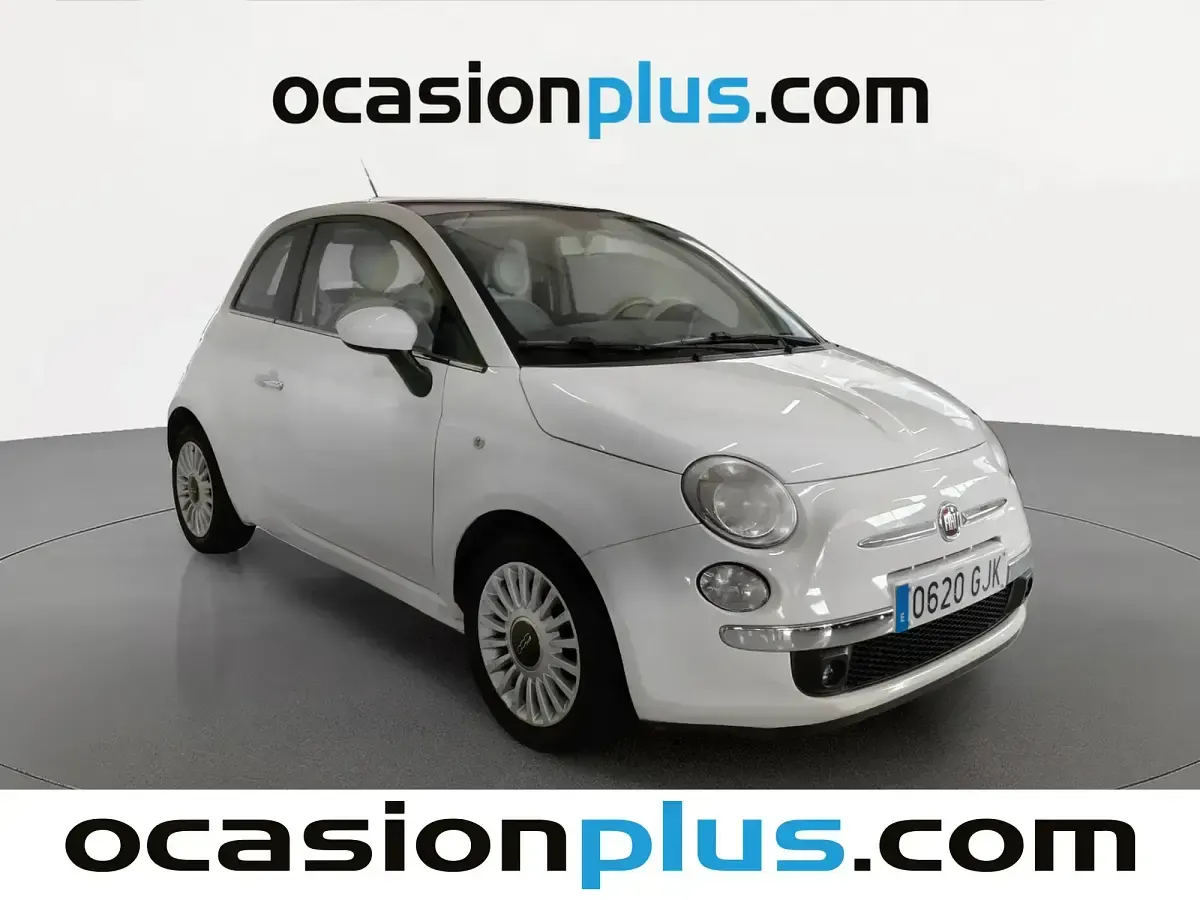 Usado Fiat 500 Lounge 69 CV (50 kW) 2008 Blanco Utilitario