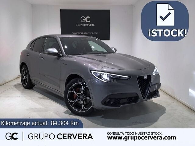 Gris Usado 2020 Alfa Romeo Stelvio Veloce SUV | 30.990 € (Un poco caro) - Imagen 1/4