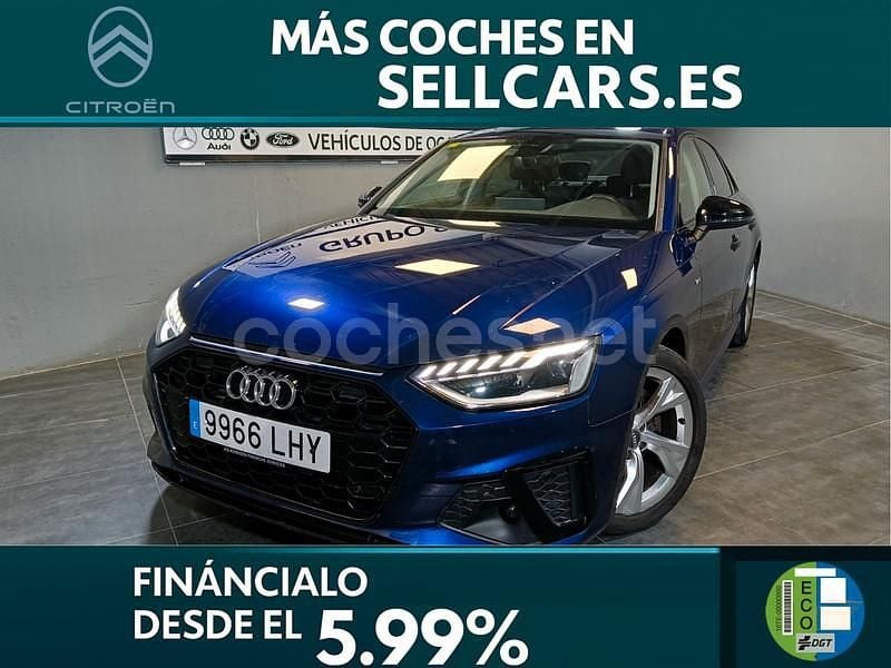 Azul Usado 2020 Audi A4 S-Line Berlina | 23.990 € (Precio justo) - Imagen 1/4