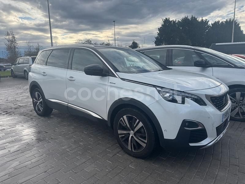 Blanco Usado 2019 Peugeot 5008 GT-line SUV | 23.990 € (Caro) - Imagen 1/4