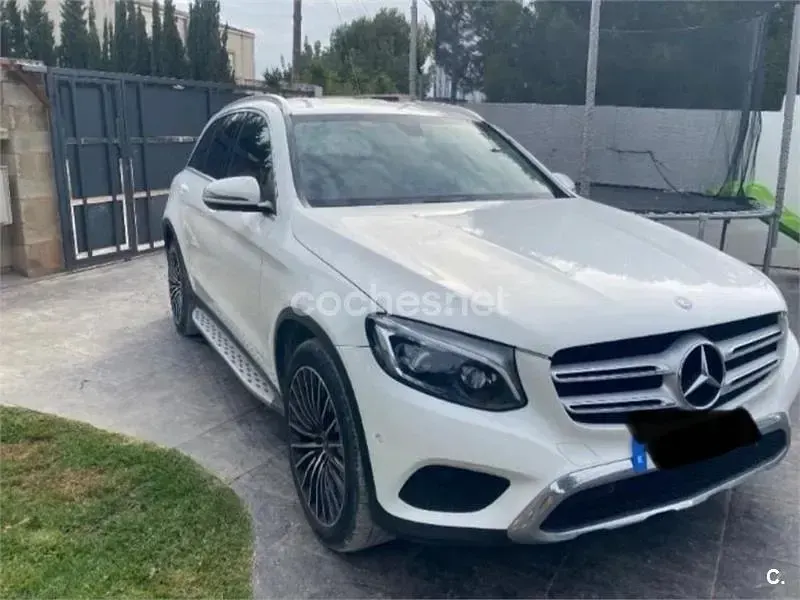 Usado Mercedes GLC220 170 CV (125 kW) 2016 Blanco SUV