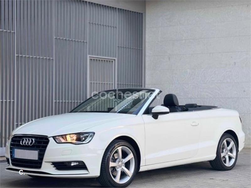 Blanco Usado 2014 Audi A3 Cabriolet Attraction Descapotable | 12.500 € (Buen precio) - Imagen 1/4