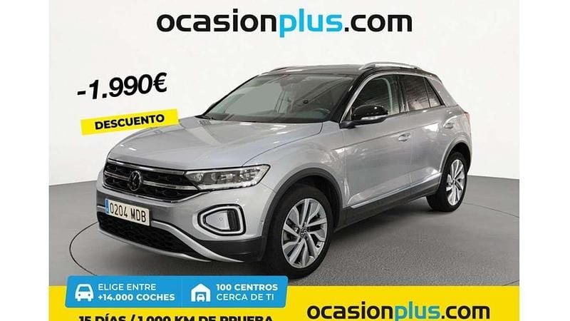 Plateado Usado 2022 VW T-Roc Life SUV | 19.182 € (Buen precio) - Imagen 1/1