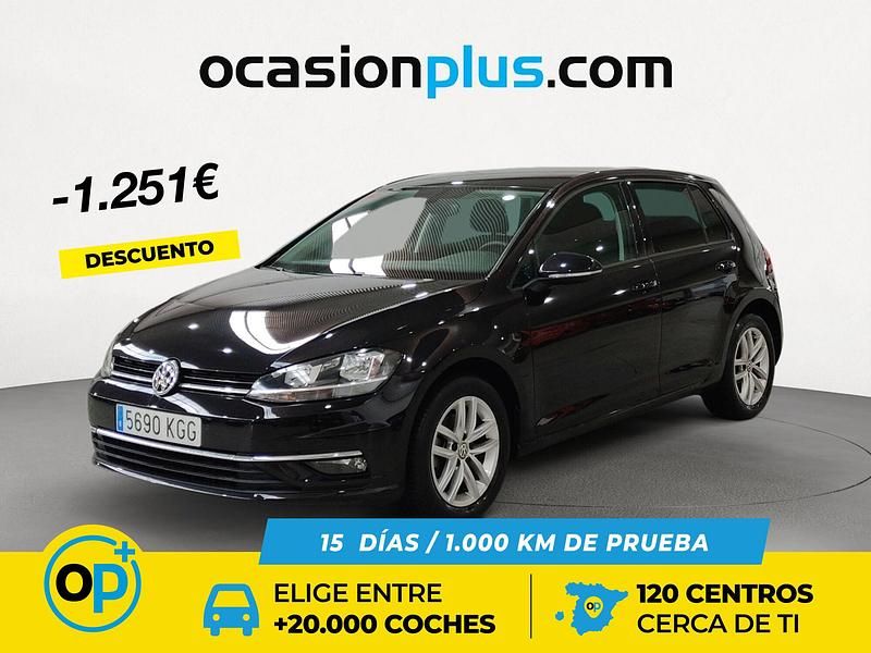 Usado VW Golf VII Advance 125 CV (91 kW) 2017 Negro