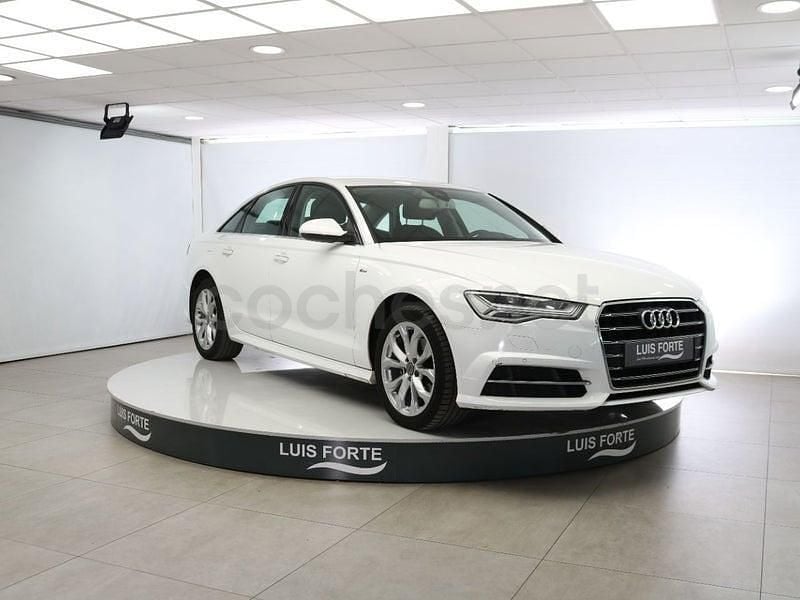 Usado Audi A6 S-Line 190 CV (139 kW) 2018 Blanco Berlina