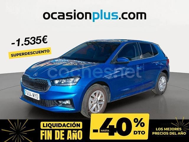 Azul Usado 2025 Skoda Fabia Selection Berlina | 16.890 € (Super precio) - Imagen 1/4