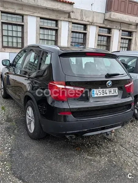 Usado BMW X3 177 CV (130 kW) 2012 Negro SUV